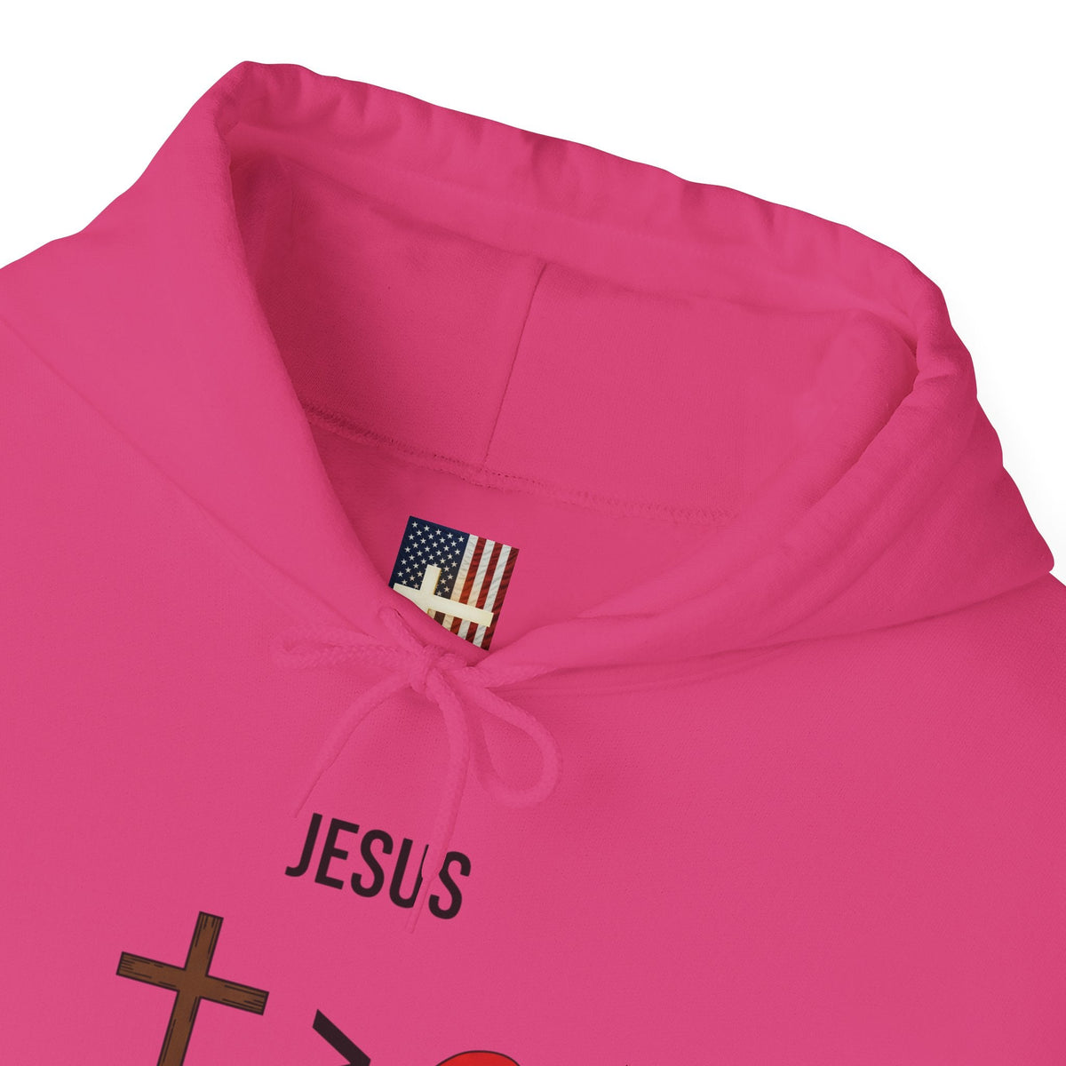 🎄 Jesus > Santa – Minimalist Christian Christmas Hoodie | Bold Faith Over Holiday Tee | Cross vs Santa Hat Design | Uplifted Gear Printify