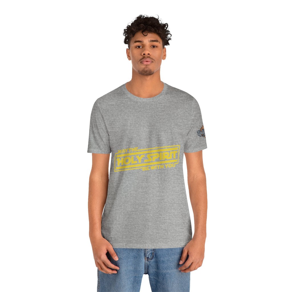 May the Holy Spirit Be With You T-shirt - Christian Star Wars Parody T-shirt Printify