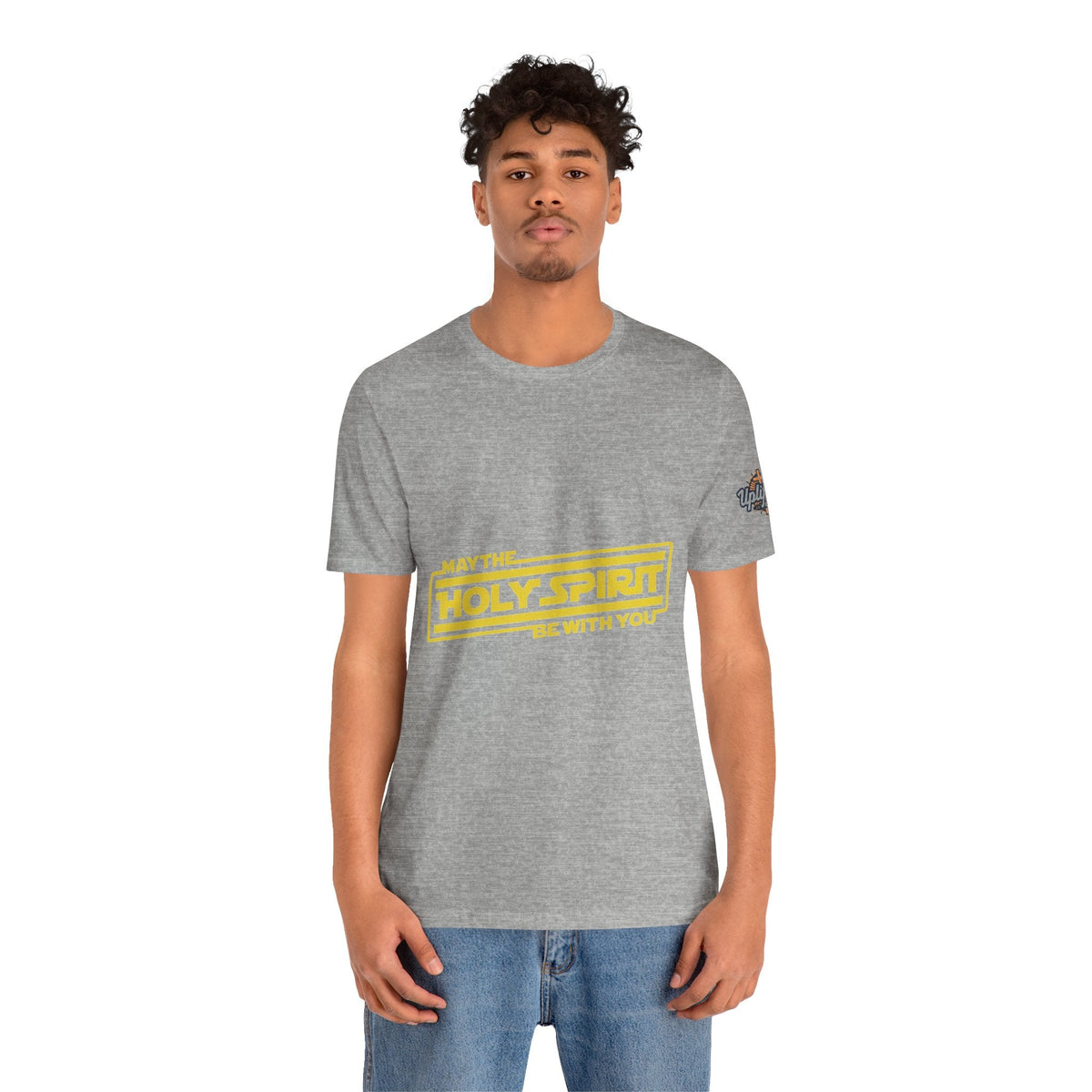 May the Holy Spirit Be With You T-shirt - Christian Star Wars Parody T-shirt Printify