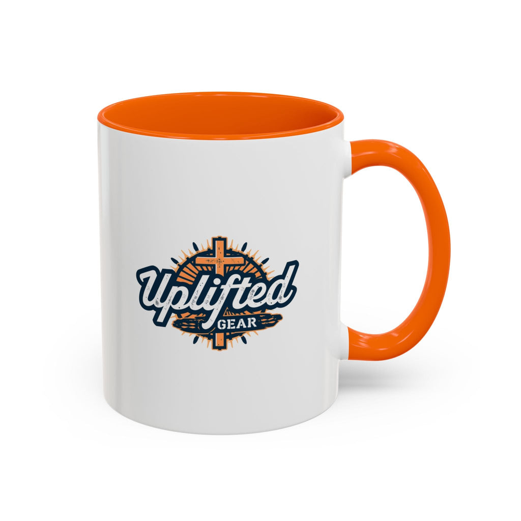 Funny Christian Coffee Mug — “Give God Control, HE Delivers” Accent Mug (11/15oz) Printify