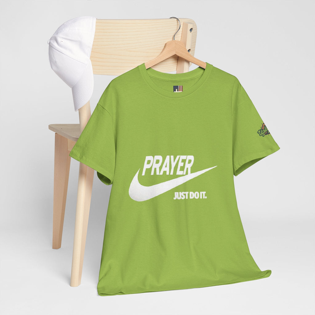 Prayer Just Do It T-shirt - Funny Christian Nike Parody T-shirt - Faith Gear Printify