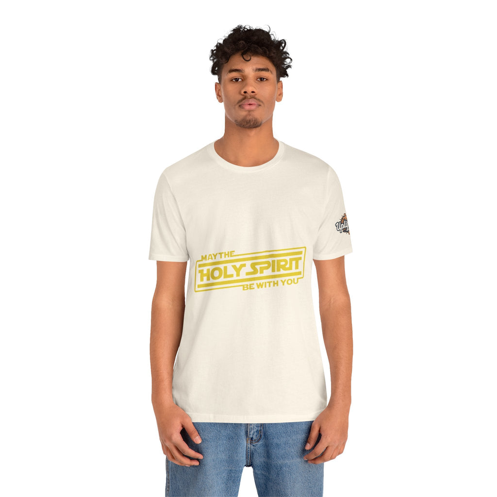 May the Holy Spirit Be With You T-shirt - Christian Star Wars Parody T-shirt Printify