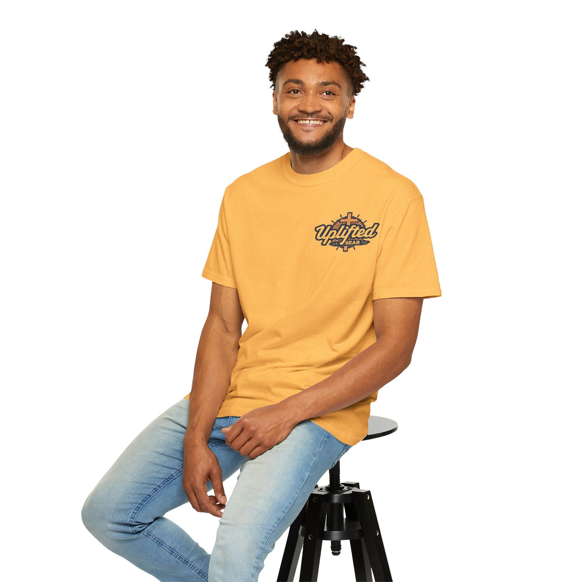 Jesus is King T-Shirt – Bold Christian Faith Tee with Crown & Cross for Eternal Reign Printify