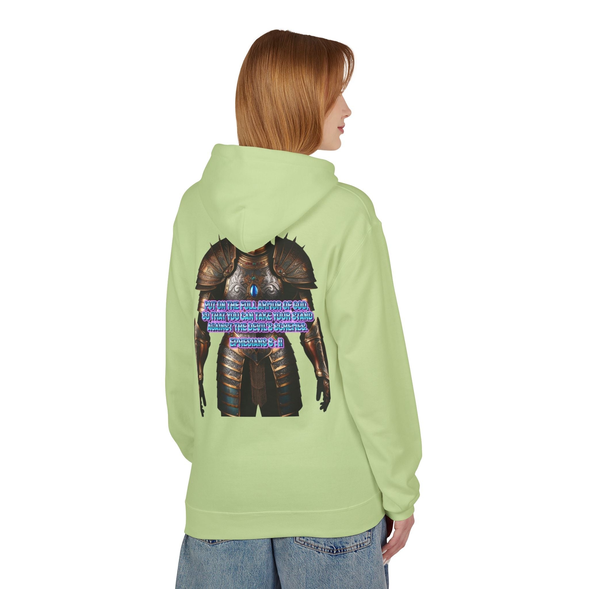Hoodie - Ephesians 6:11 Bible Verse Religious Design Printify