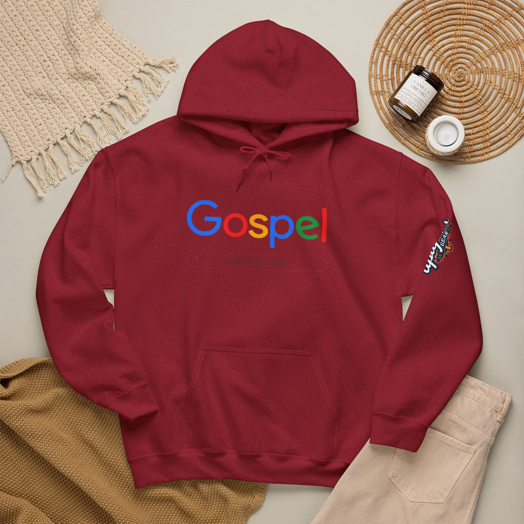 Gospel Hoodie — "Search for Truth" Christian Faith Pullover Printify