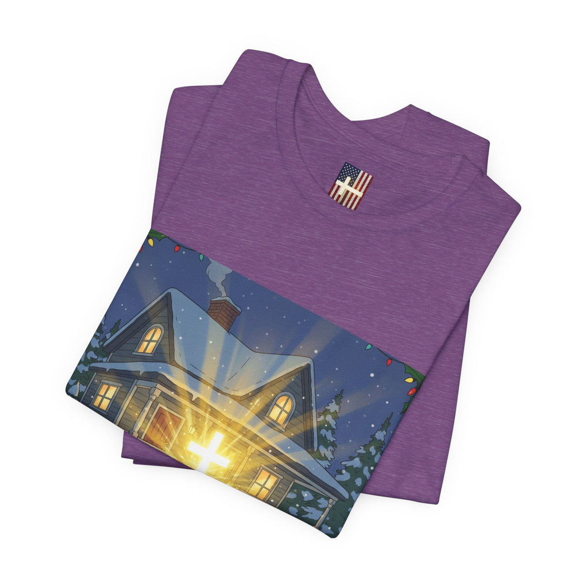 A Major Award This Christmas T-shirt – Fragile Leg Lamp Parody Cross Unboxing Christian T-shirt for Hilarious Faith & Holiday Glow Printify