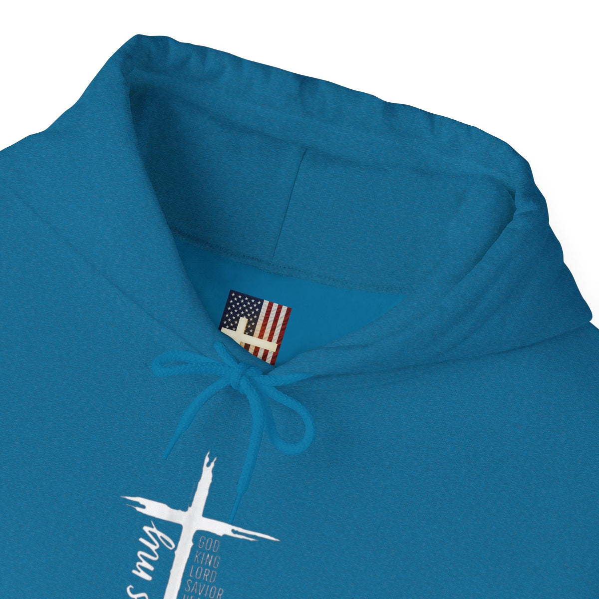 Jesus Is My Everything Hoodie – Cross List God King Lord Savior Christian Sweatshirt for Total Surrender Faith Printify