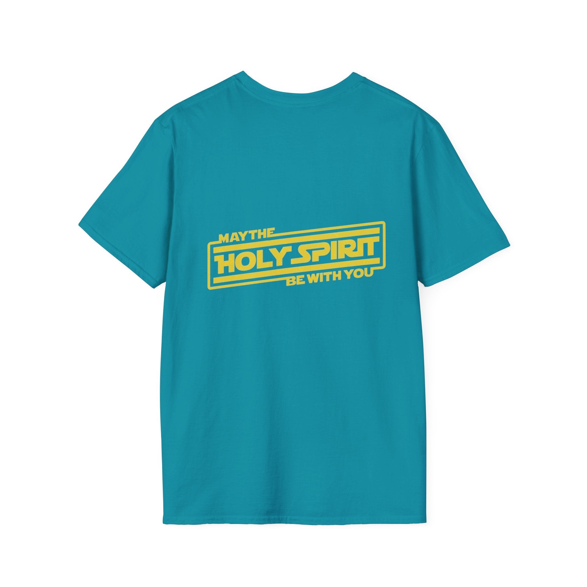 May the Holy Spirit Be With You T-shirt - Christian Star Wars Parody T-shirt Printify