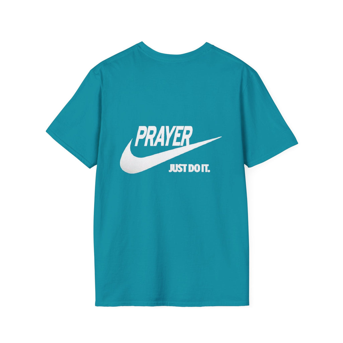 Prayer Just Do It T-shirt - Funny Christian Nike Parody T-shirt - Faith Gear Printify