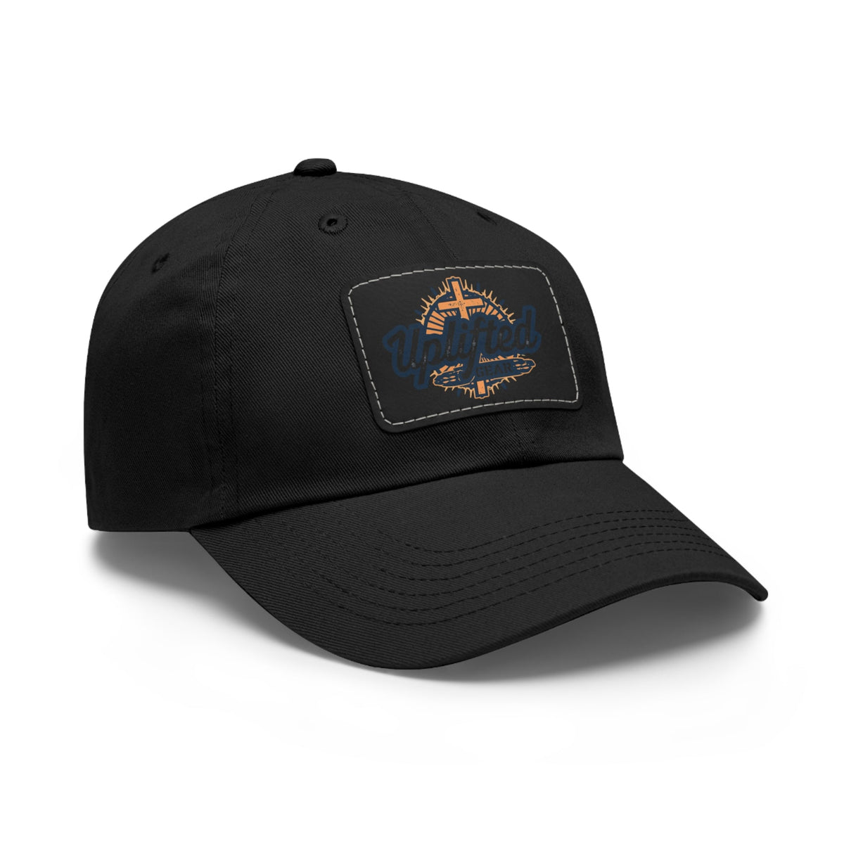 Uplifted Gear Dad Hat Christian Brand Rectangle Printify