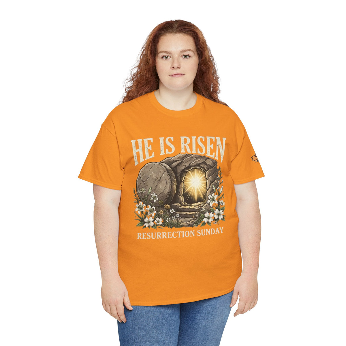 He Is Risen T-Shirt — Jesus Christ Resurrection Easter Tee Printify
