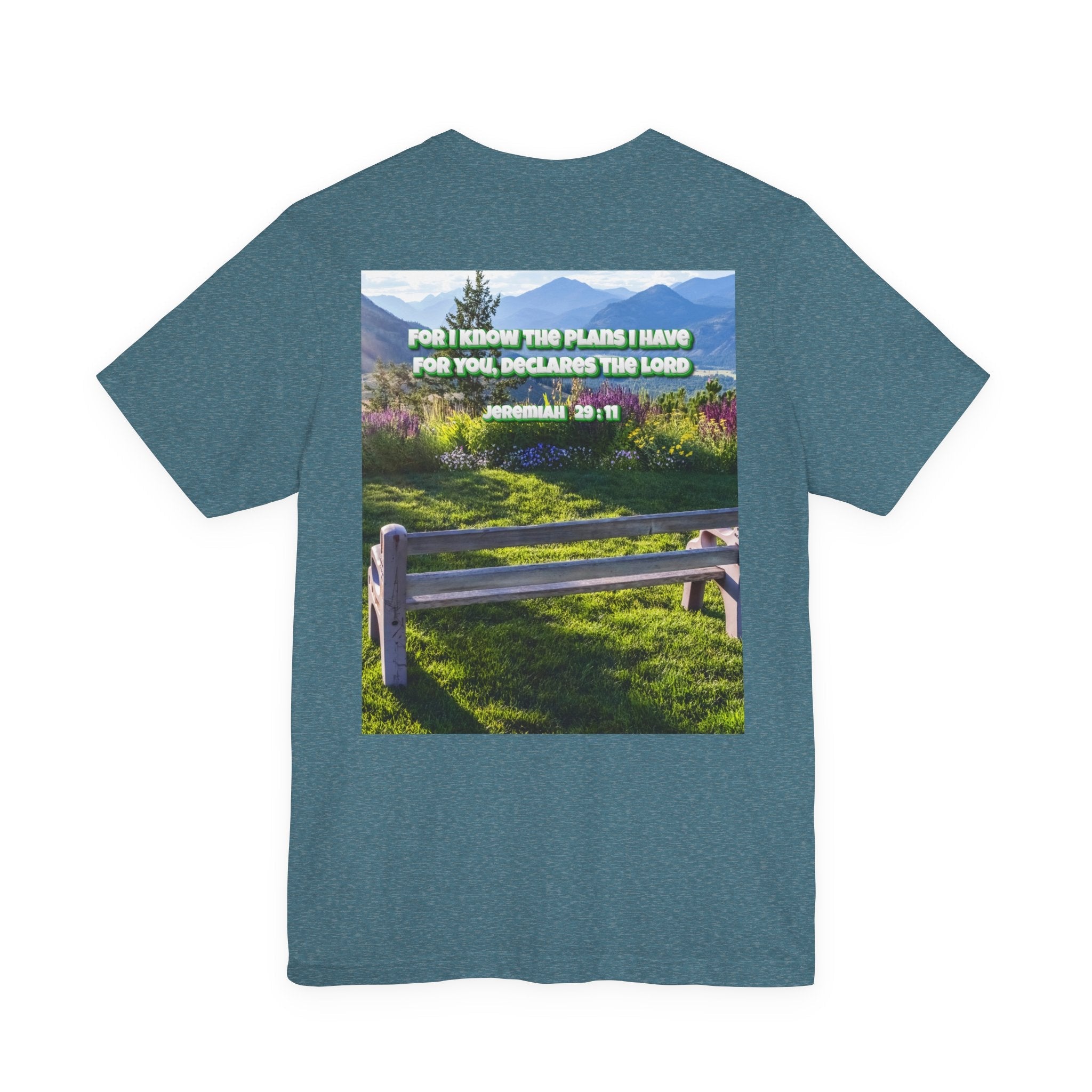 Bible Verse Unisex Tee - Jeremiah 29 : 11 Printify