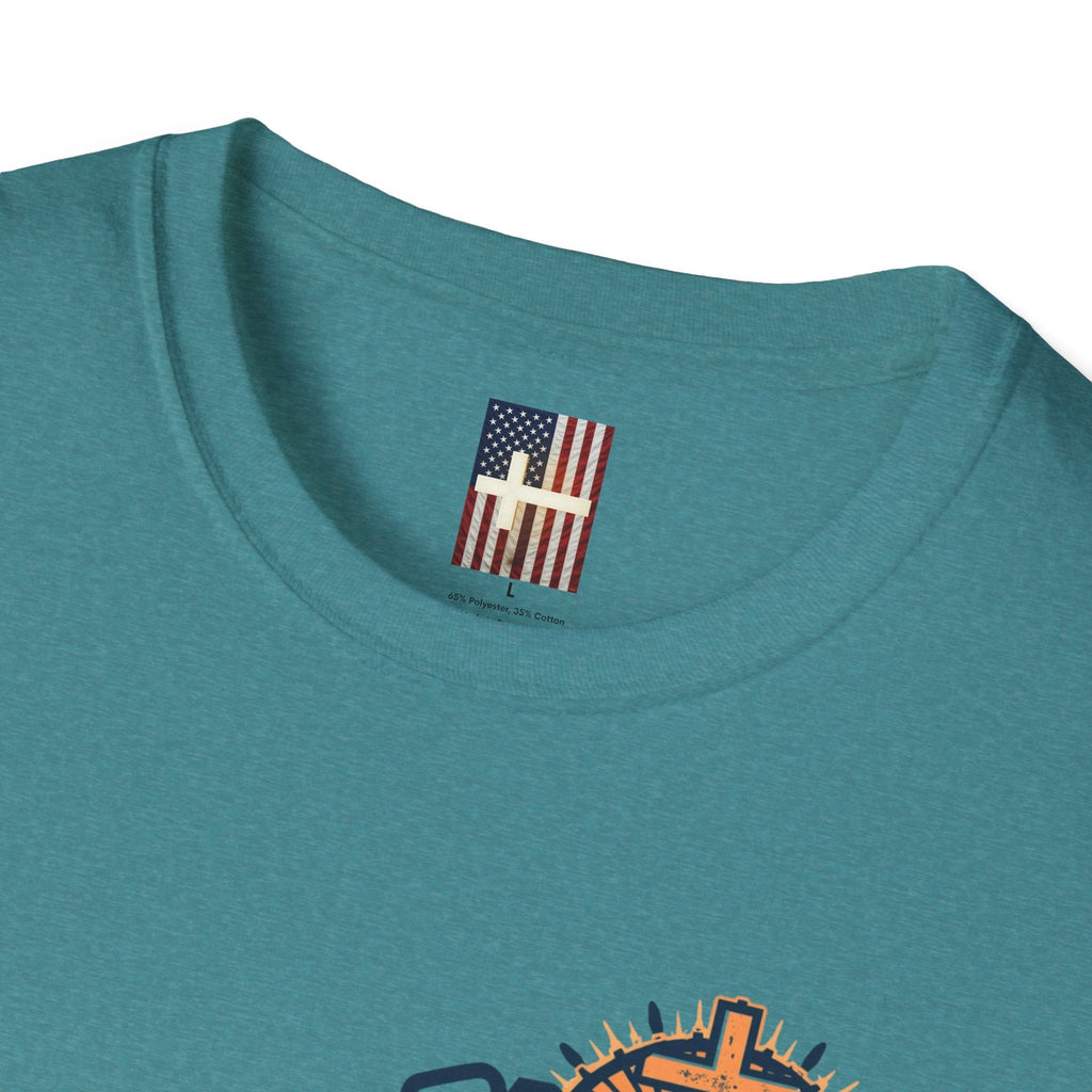 The Greatest Gift T-shirt – Cross Bow Present Christian T-shirt for Christmas Salvation & Eternal Faith Printify