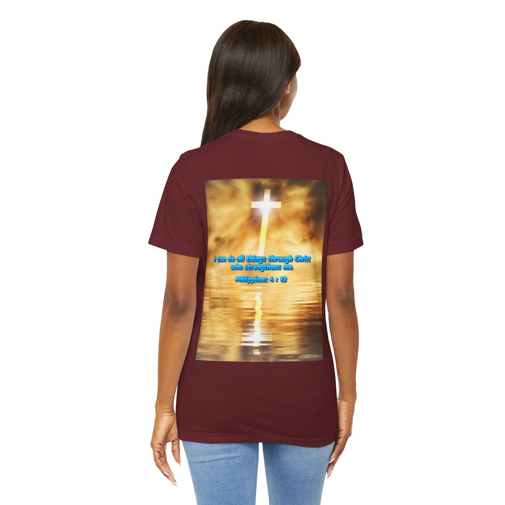 Unisex Tee Bible Verse - Philippians 4 : 13 Printify