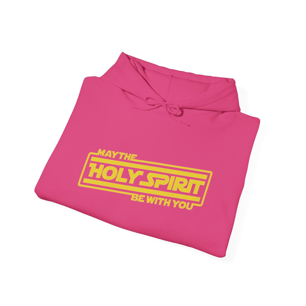May the Holy Spirit Be With You Hoodie - Christian Star Wars Parody Hoodie Printify