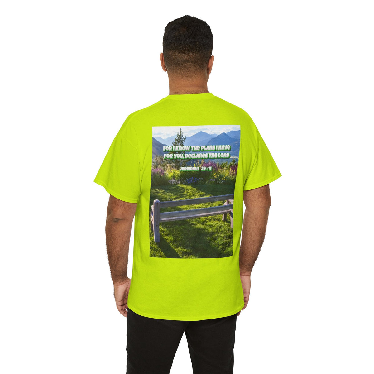 Bible Verse Unisex Tee -  Jeremiah 29 : 11 Printify