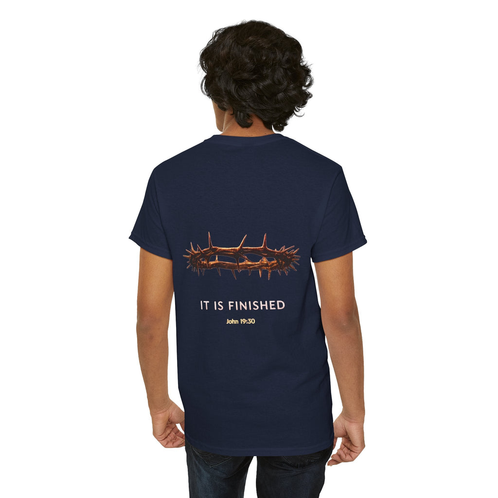 It Is Finished Crown of Thorns Tee — Christian John 19:30 Faith Shirt Printify