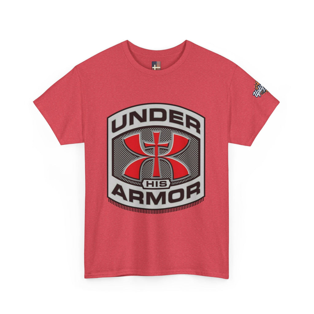 Under HIS Armor Christian T-Shirt — Faith-Inspired Under Armour Style Printify