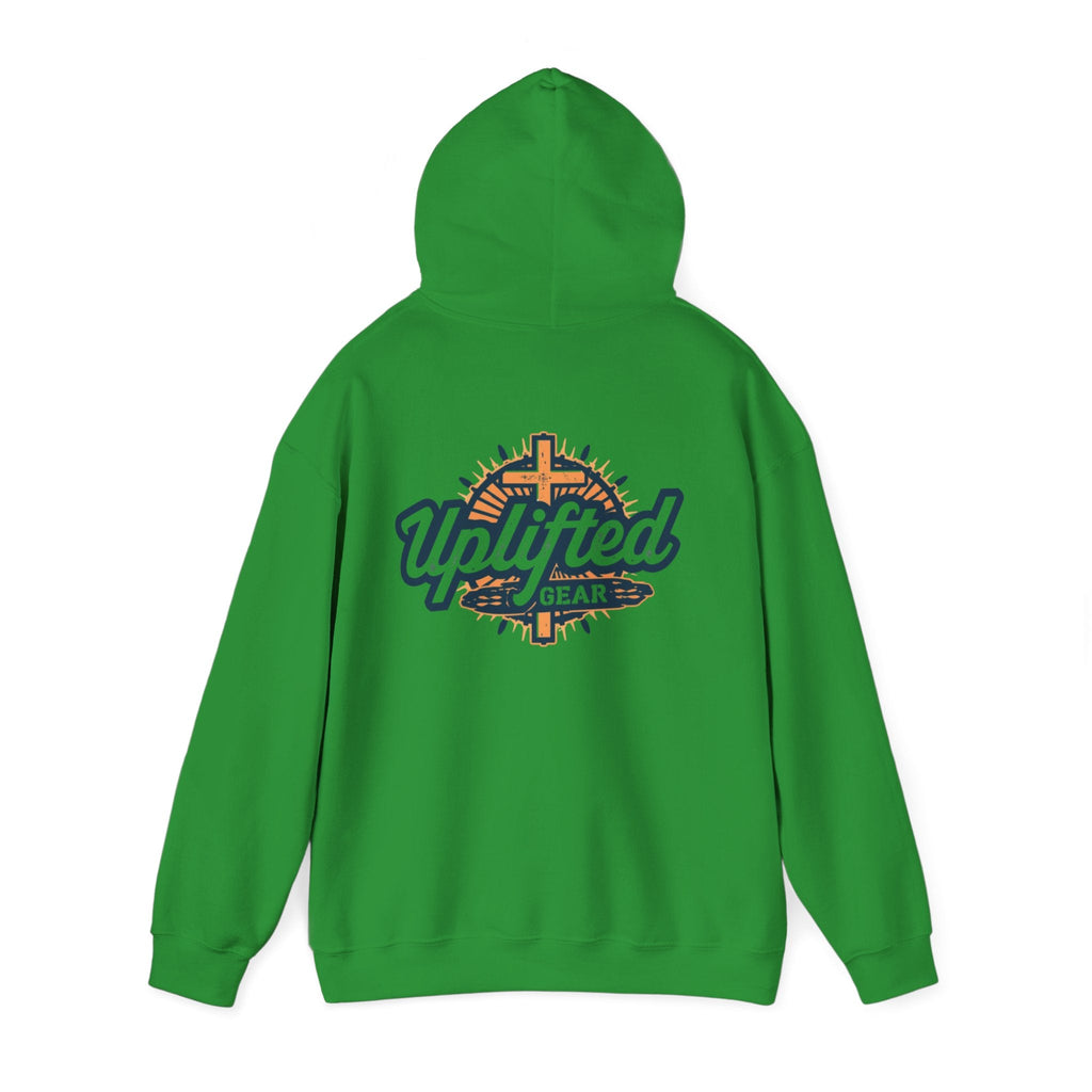 Uplifted Gear Christian Hoodie – Bold Logo Faith Hoodie for Inspired Living Printify