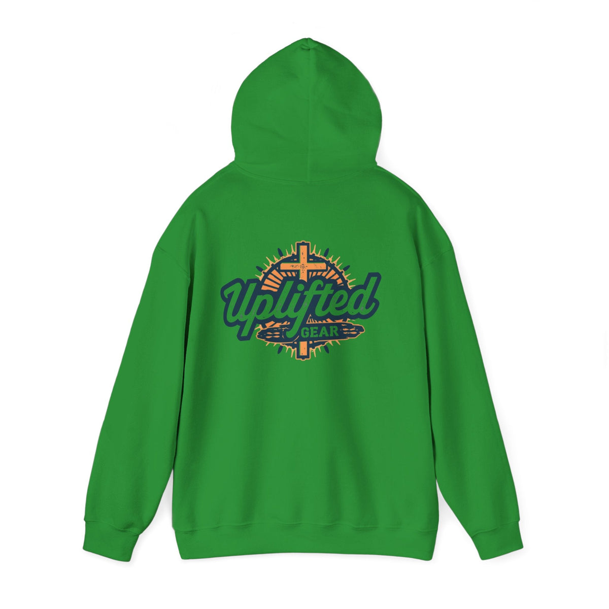 Uplifted Gear Christian Hoodie – Bold Logo Faith Hoodie for Inspired Living Printify