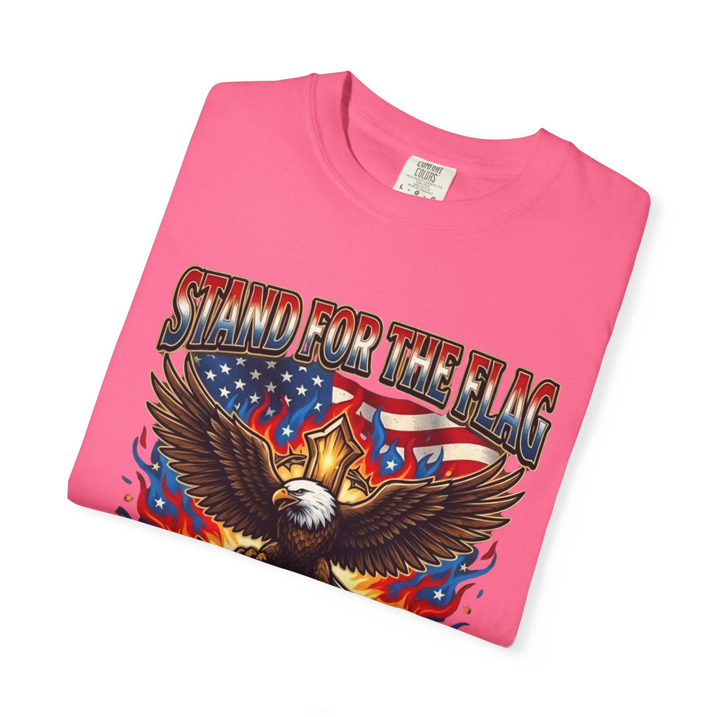 Stand for the Flag Kneel for the Cross T-shirt | Patriotic Eagle T-shirt Printify