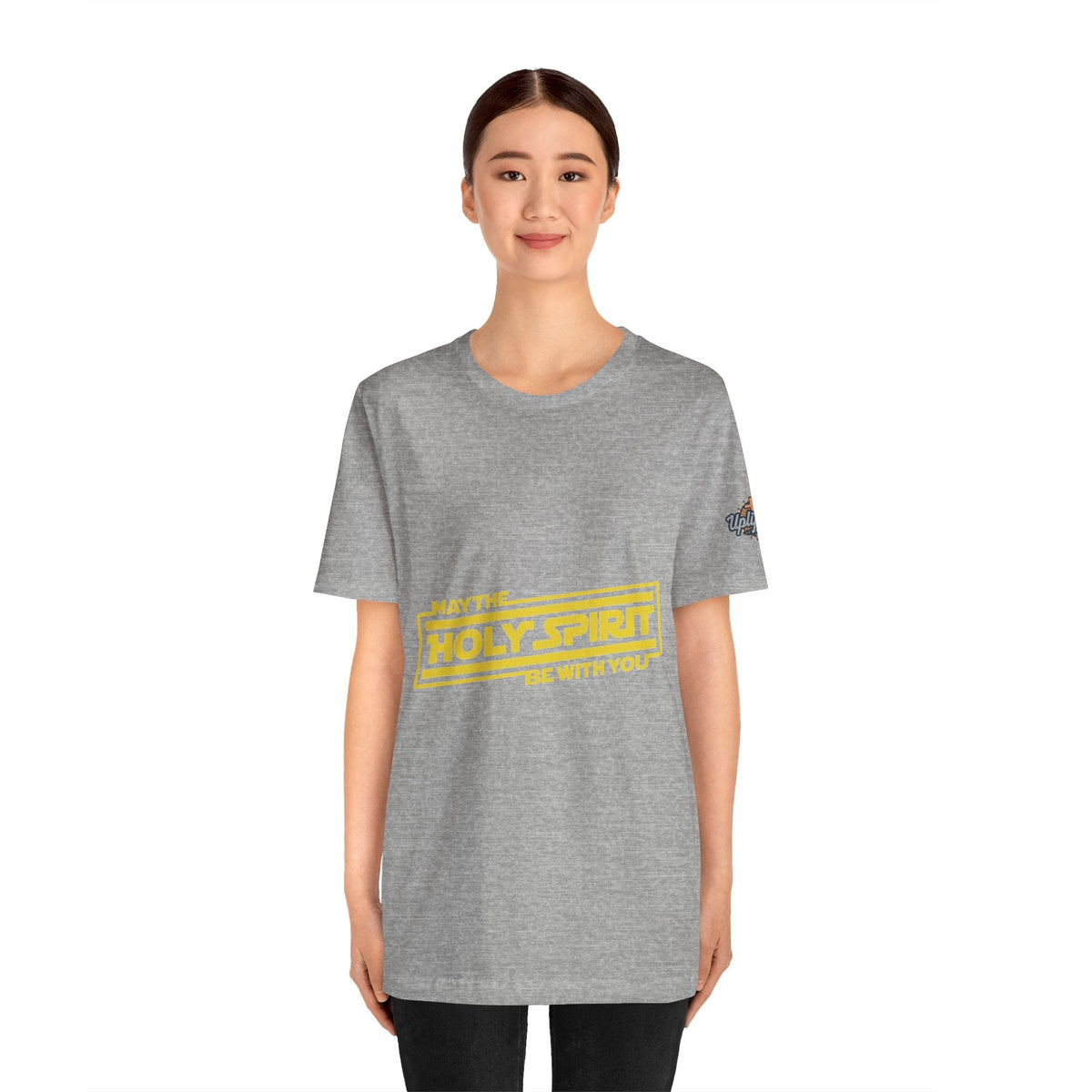 May the Holy Spirit Be With You T-shirt - Christian Star Wars Parody T-shirt Printify