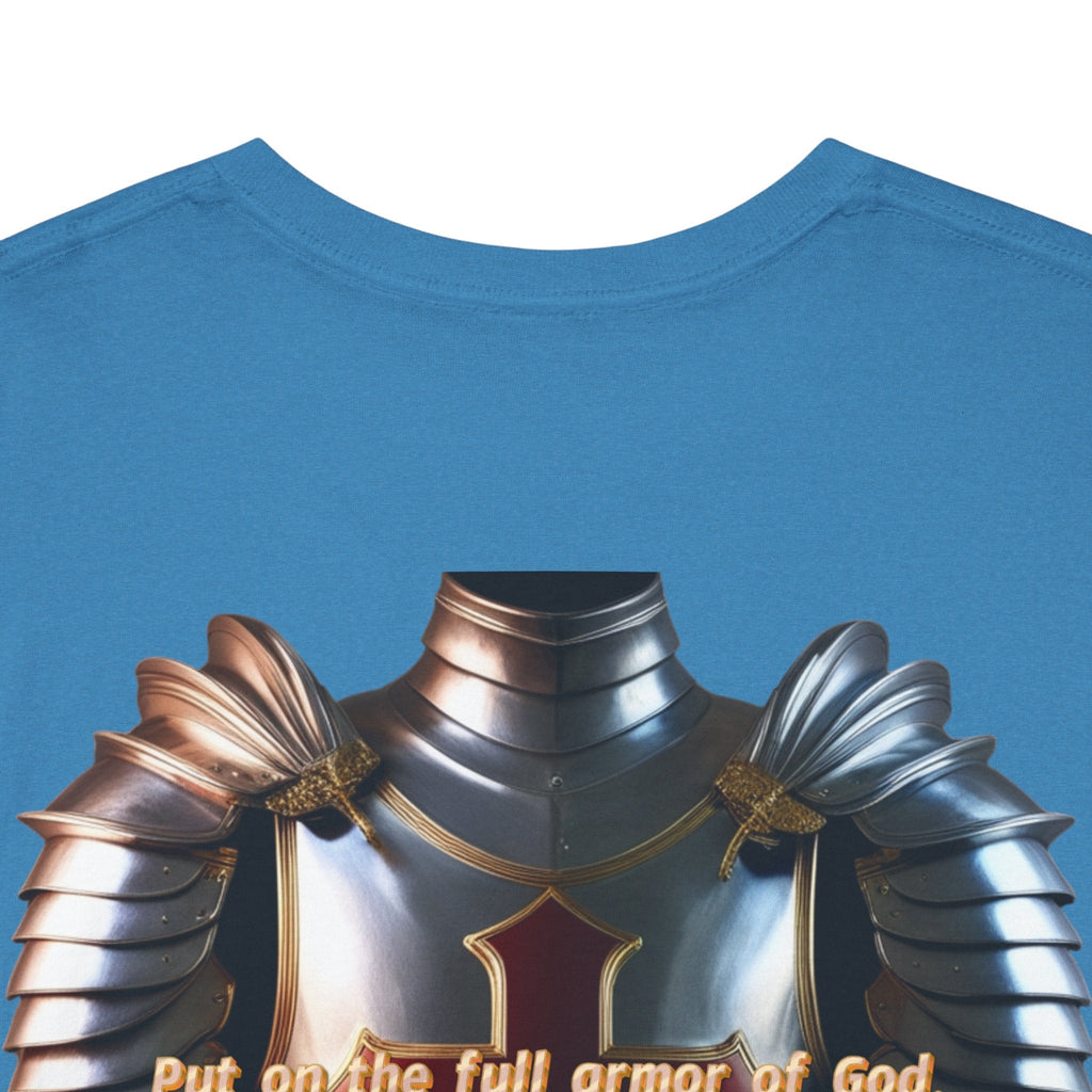 Religious Graphic Armor Of God Design - Unisex Heavy Cotton Tee Printify