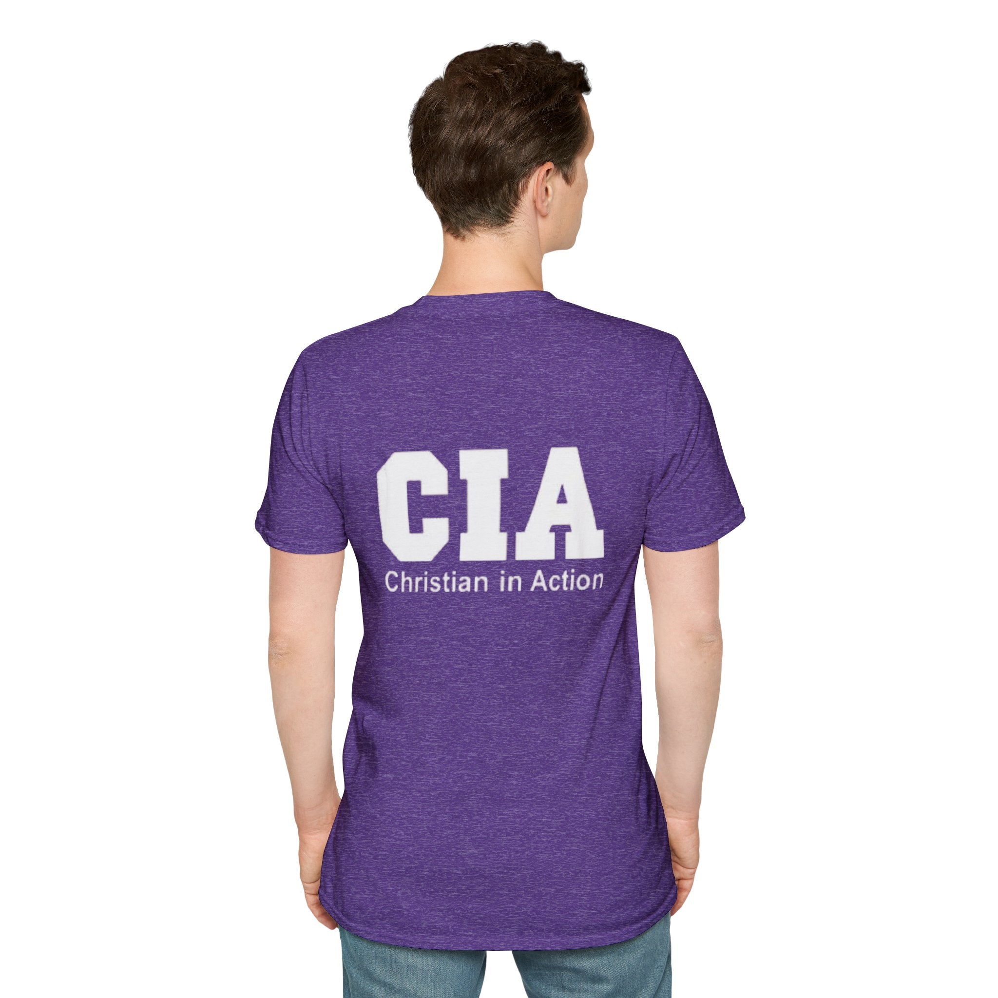 CIA Christian in Action T-shirt - Funny Faith Parody T-shirt - Mission Ready Apparel Printify
