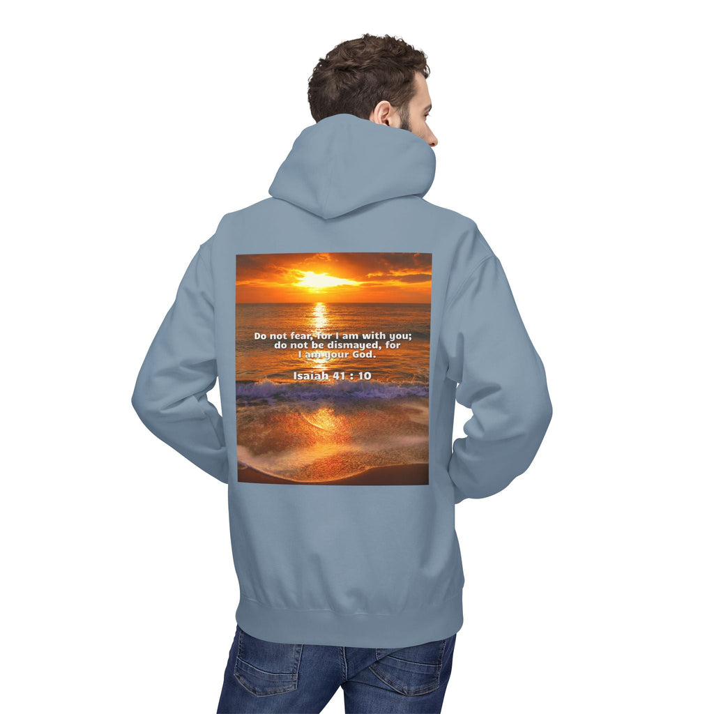 Hoodie - Isaiah 41:10 Bible Verse Religious Design Printify