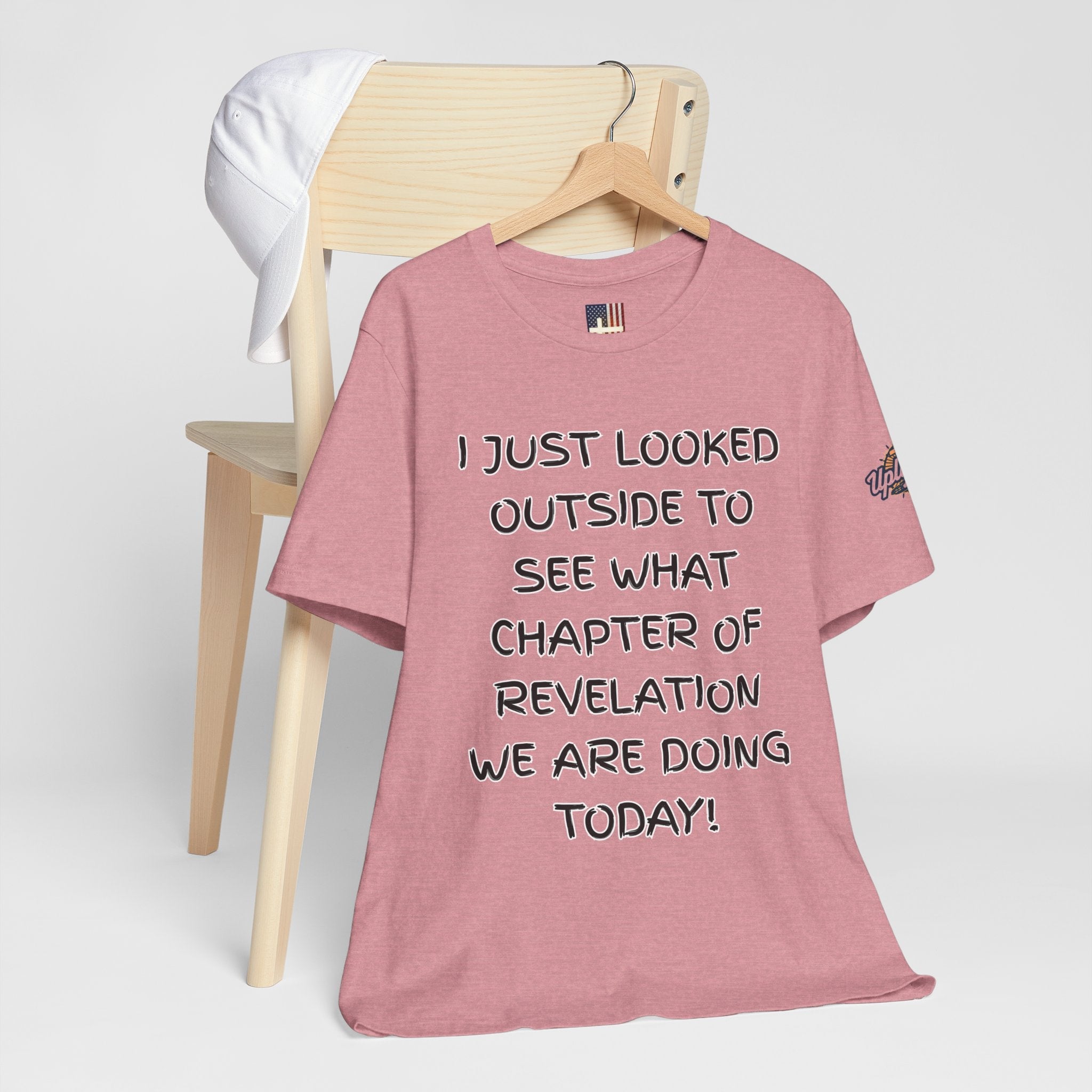 What Chapter of Revelation T-shirt – I Looked Outside My Window Christian T-shirt for End Times Humor & Faith Printify