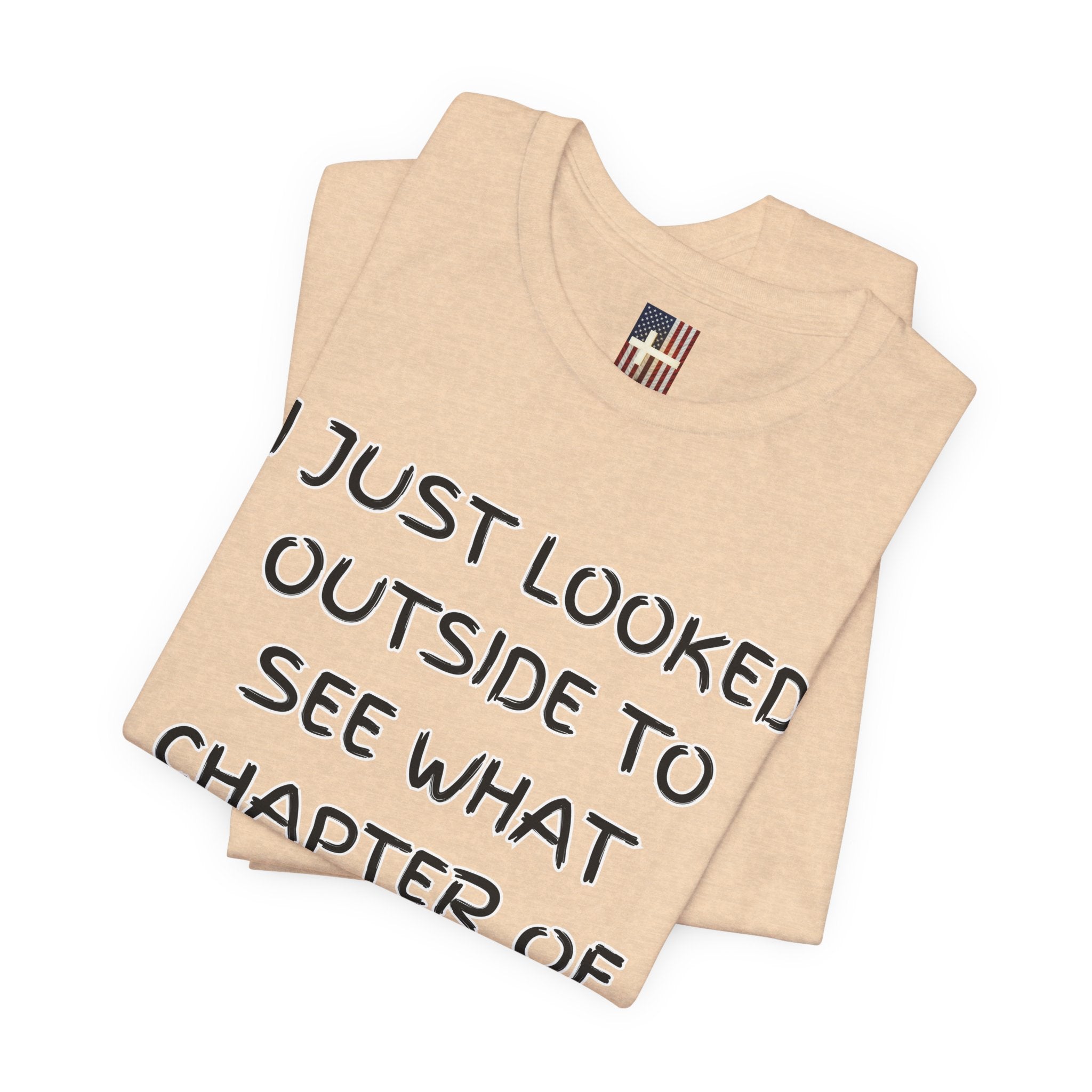 What Chapter of Revelation T-shirt – I Looked Outside My Window Christian T-shirt for End Times Humor & Faith Printify