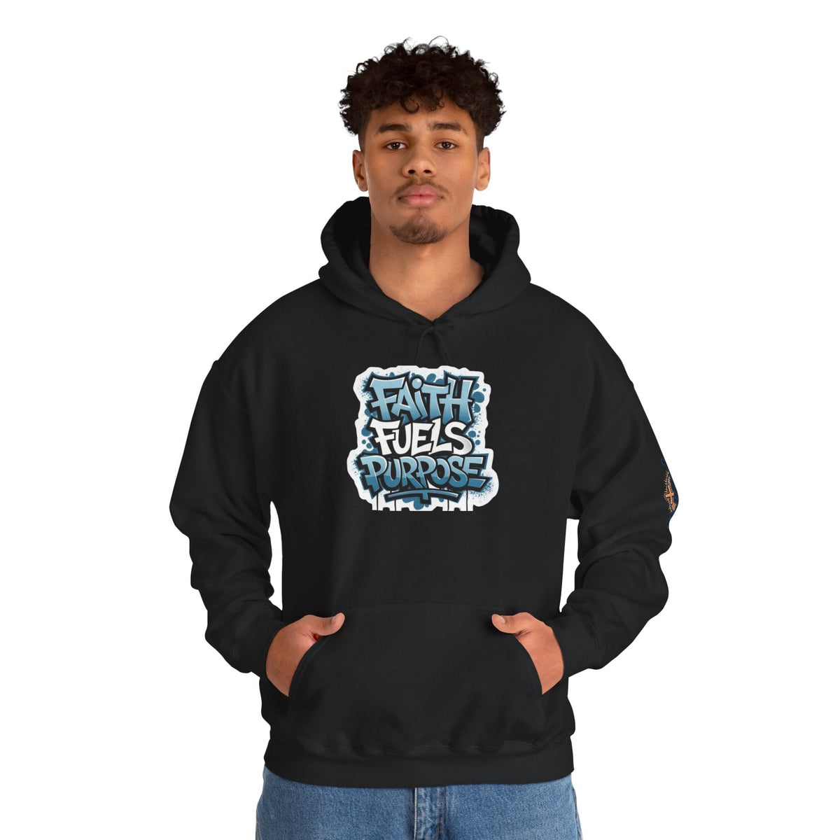 Faith Fuels Purpose Hoodie – Inspirational Christian Sweatshirt for Divine Drive & Unstoppable Belief Printify