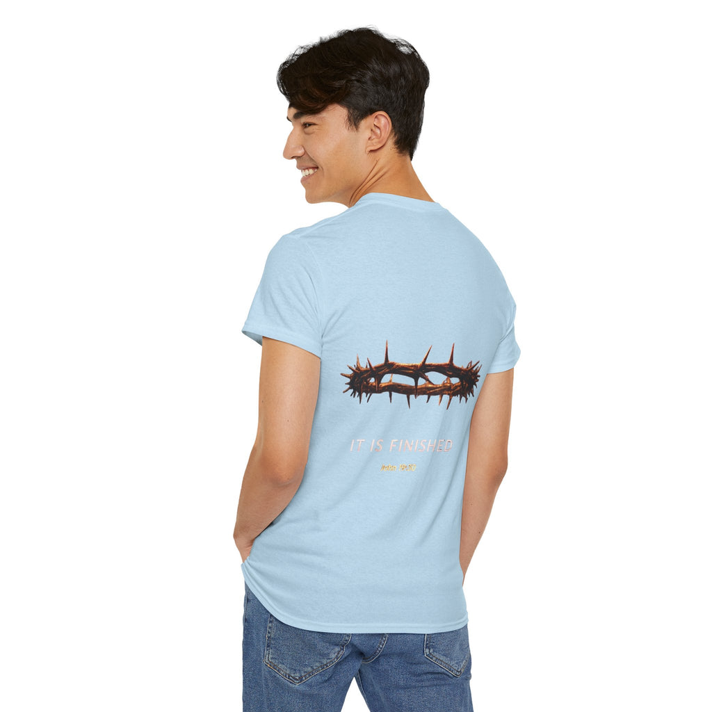 It Is Finished Crown of Thorns Tee — Christian John 19:30 Faith Shirt Printify