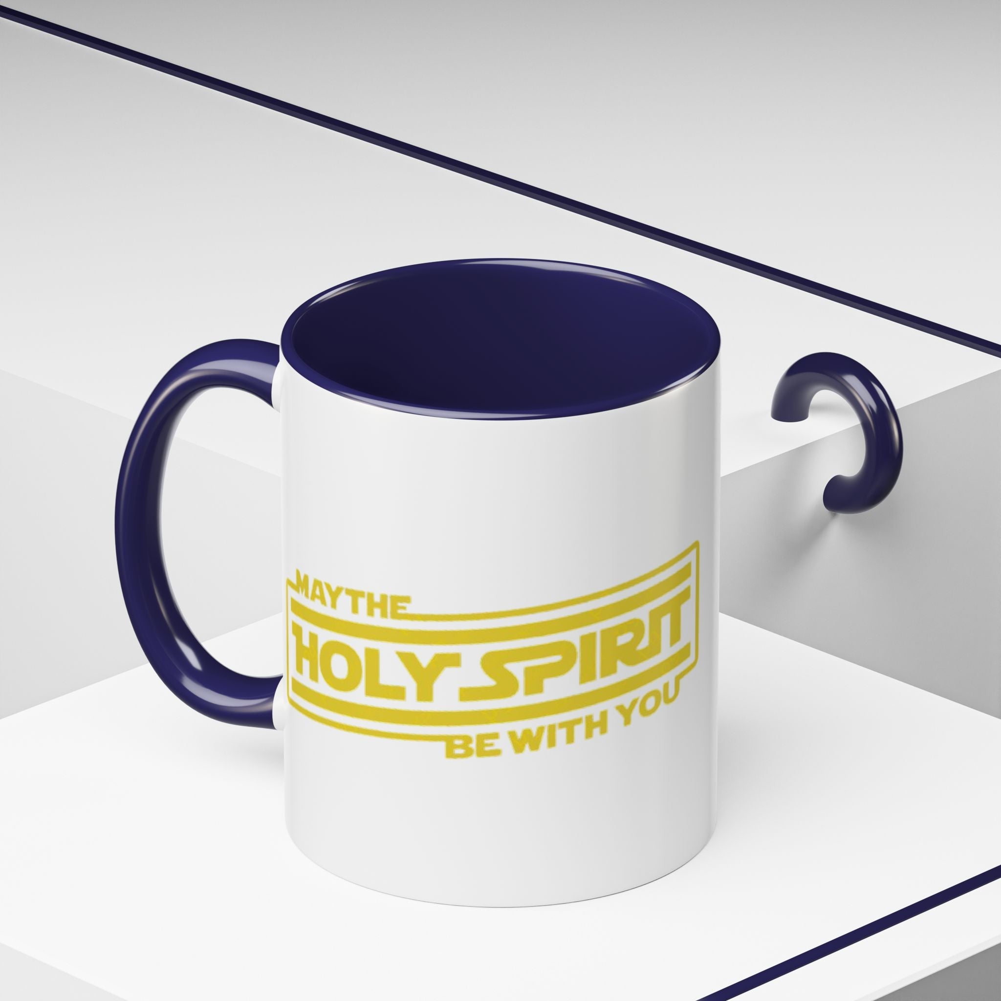 May the Holy Spirit Be With You Coffee Mug — Christian Star Wars Parody (11/15 oz) Printify