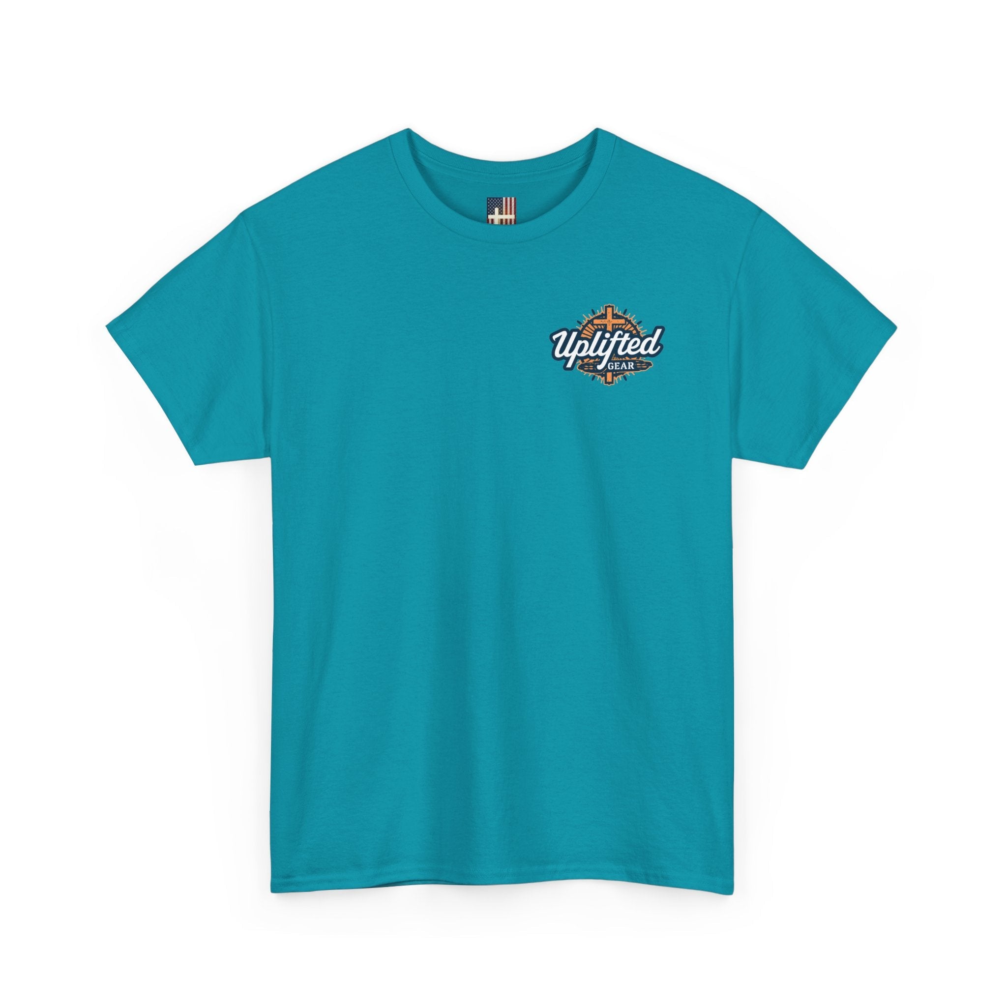 God's Gym T-Shirt — "Let Him Lift Your Weights" Christian Fitness Tee Printify