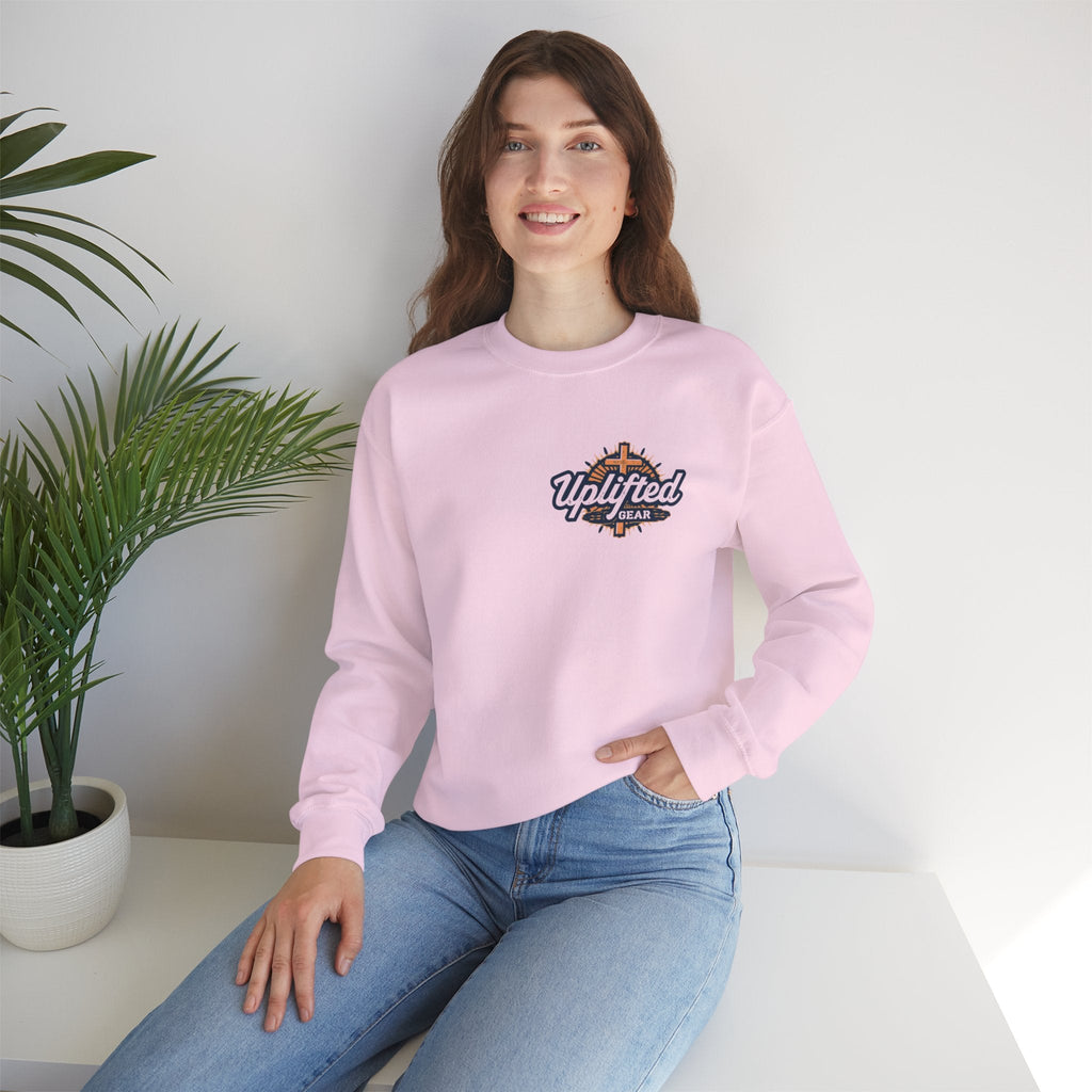 Uplifted Gear Christian Logo Sweatshirt Printify