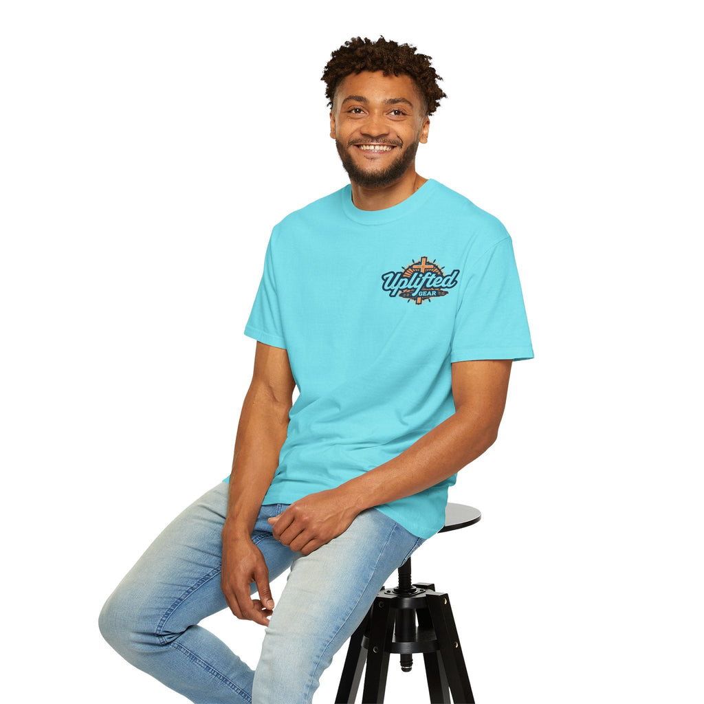⚡ Jesus Wasn’t Safe – Neither Am I | Bold Christian T-Shirt | Storm-Walking Faith Tee | Minimalist Black & White Design | Uplifted Gear Printify