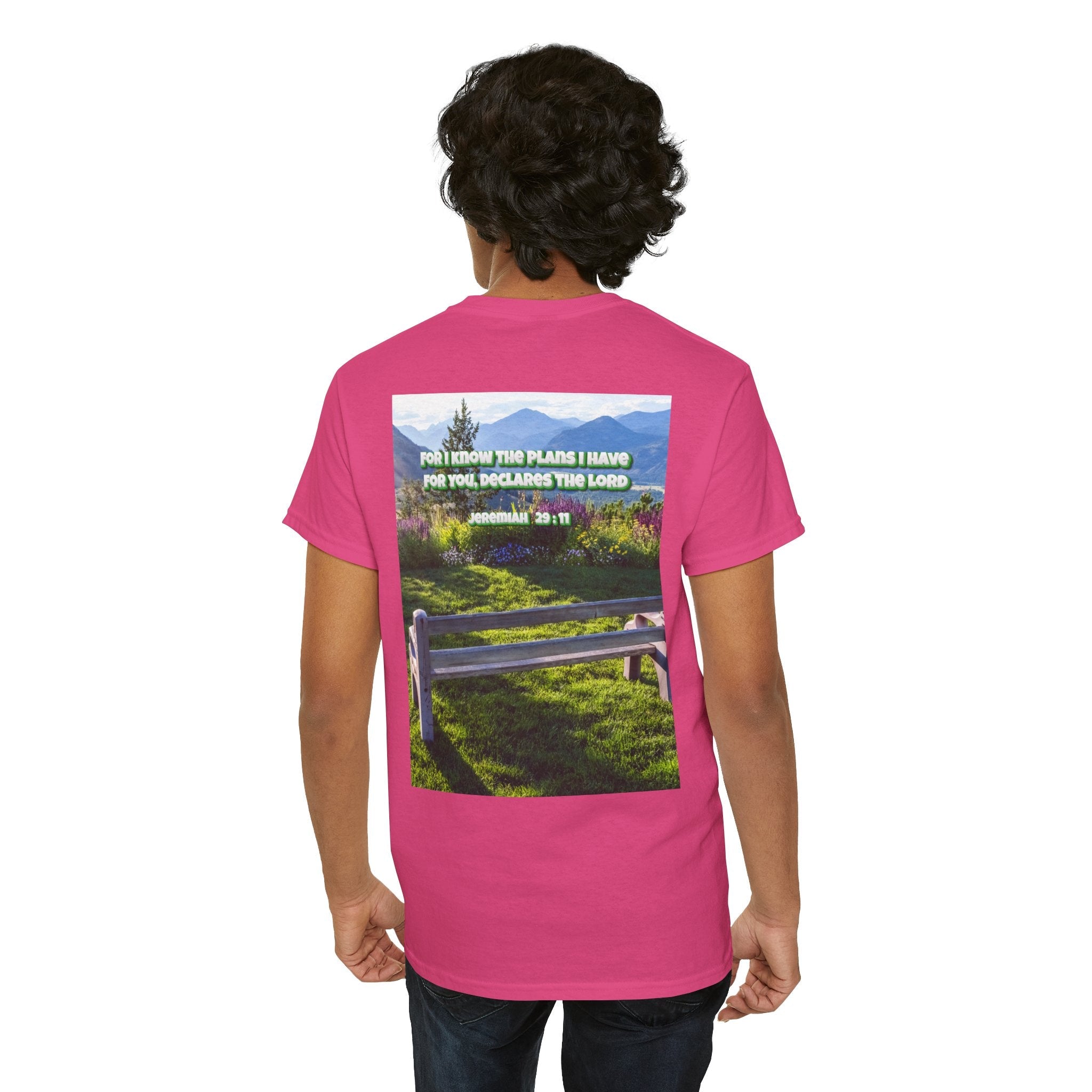 Bible Verse Unisex Tee -  Jeremiah 29 : 11 Printify