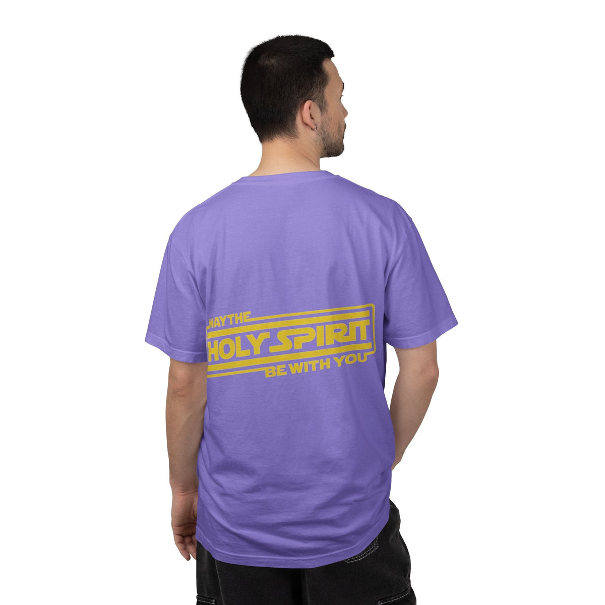 May the Holy Spirit Be With You T-shirt - Christian Star Wars Parody T-shirt Printify