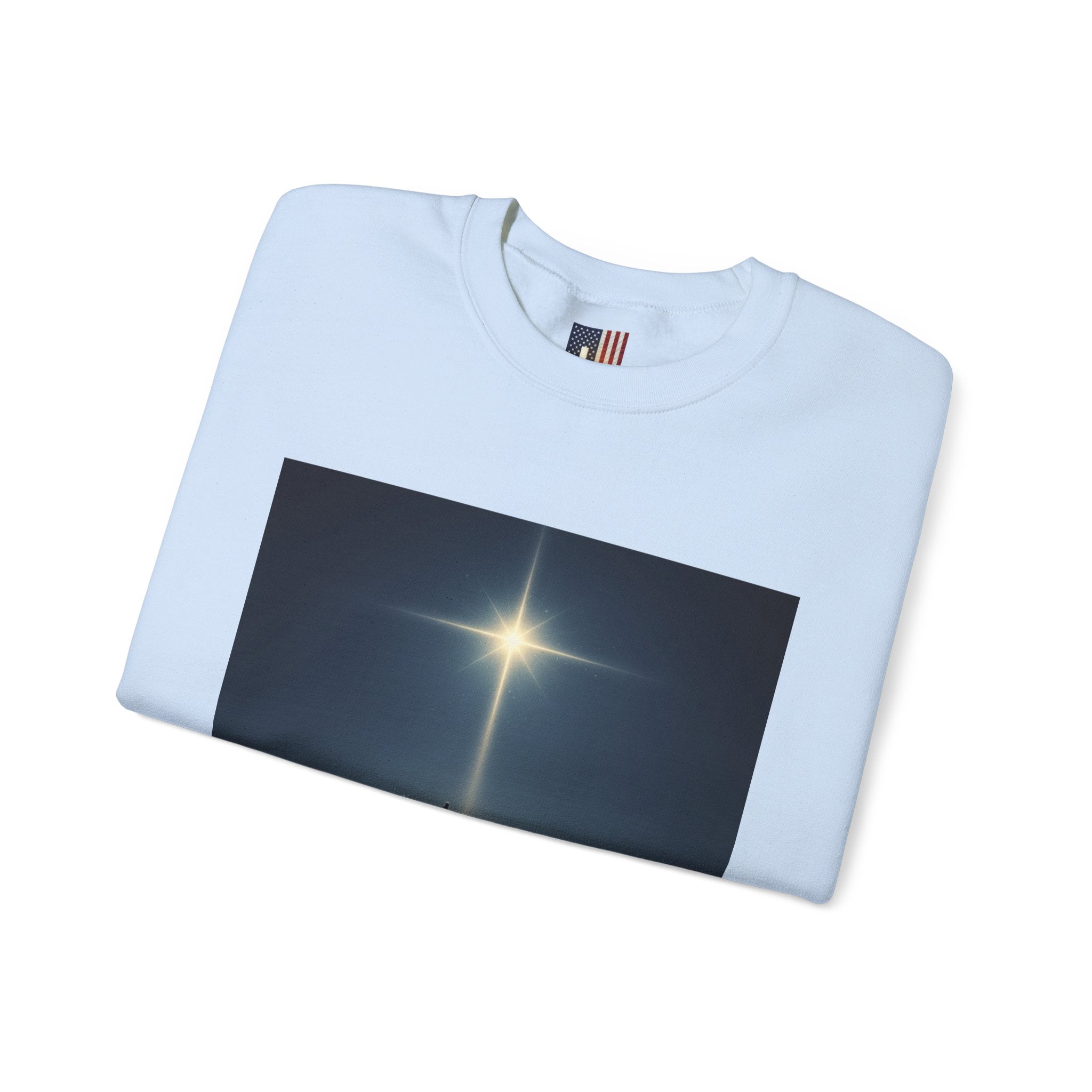 3 Wise Men Sweatshirt – Magi Camels Nativity Journey Christian Christmas Sweatshirt for Epiphany Faith & Holy Night Printify