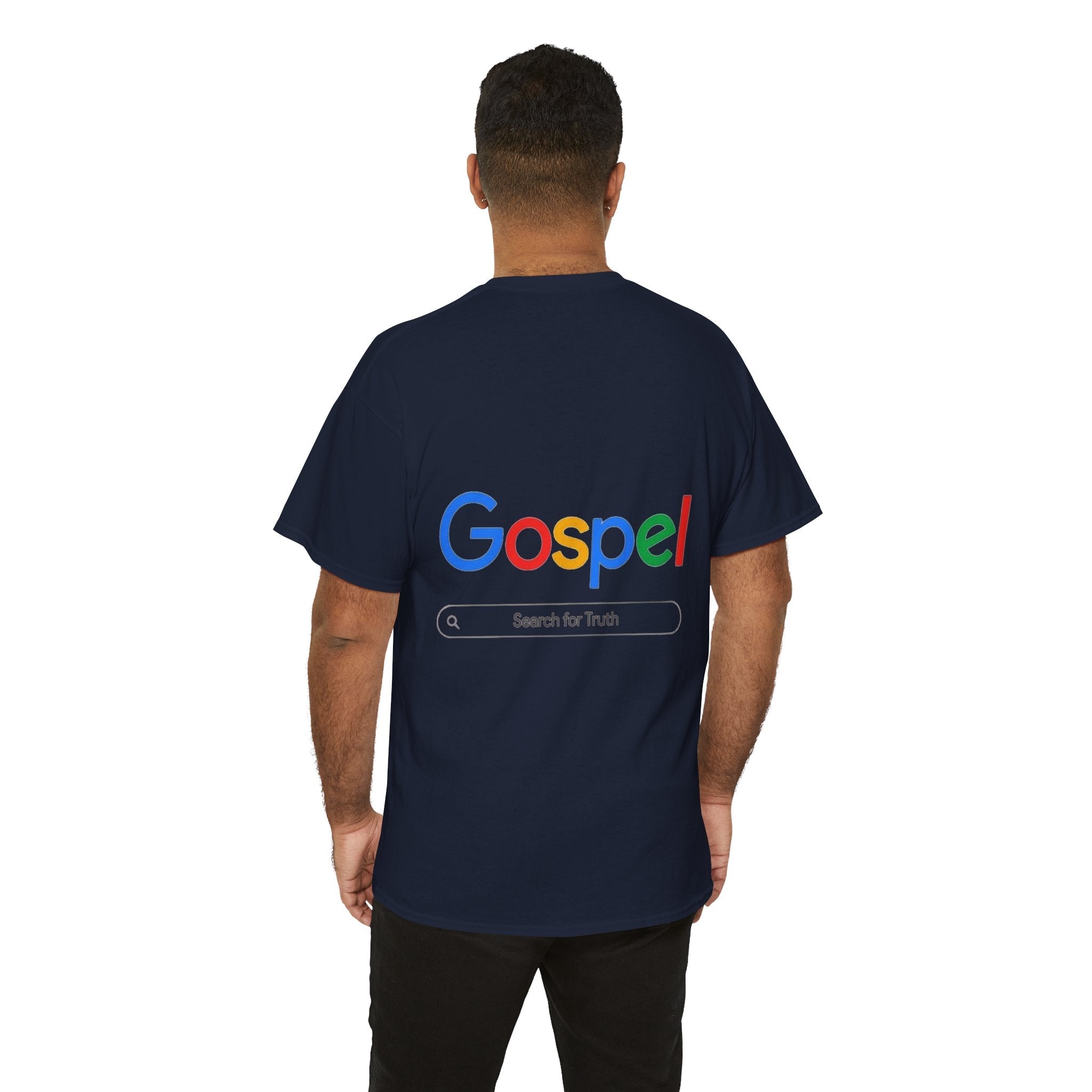 Gospel Graphic Tee — "Gospel" Colorful Logo Christian T-Shirt Printify