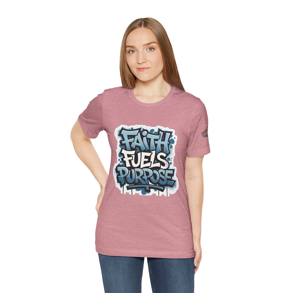 Faith Fuels Purpose T-shirt – Inspirational Christian T-shirt for Divine Drive & Unstoppable Belief Printify