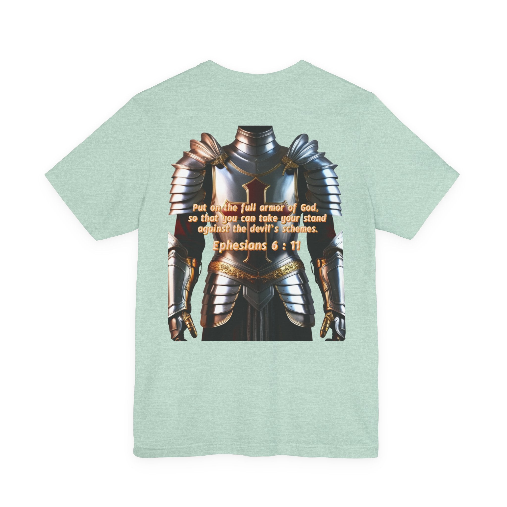 Religious Graphic Armor Of God Design - Unisex Jersey Short Sleeve Tee Printify