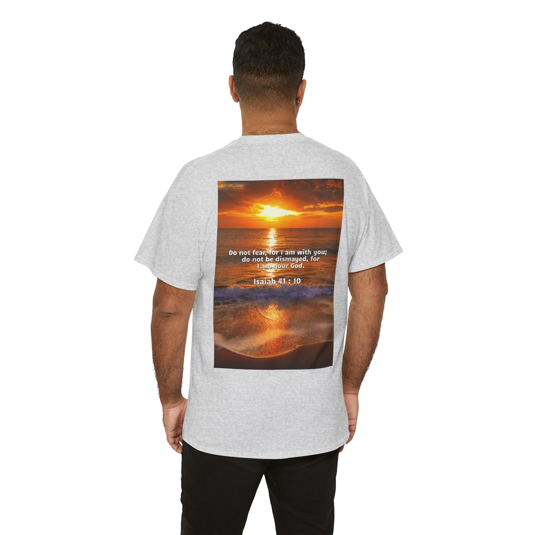 Bible Verse Unisex Tee -  Isaiah 41 : 10 Printify