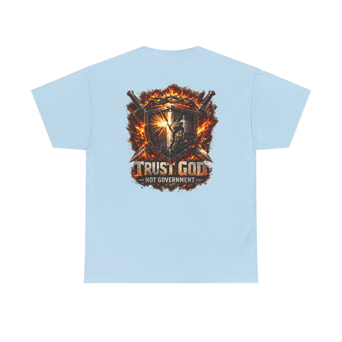 Faith & Freedom Tee — "Trust God Not Government" Patriotic Christian T-Shirt Printify