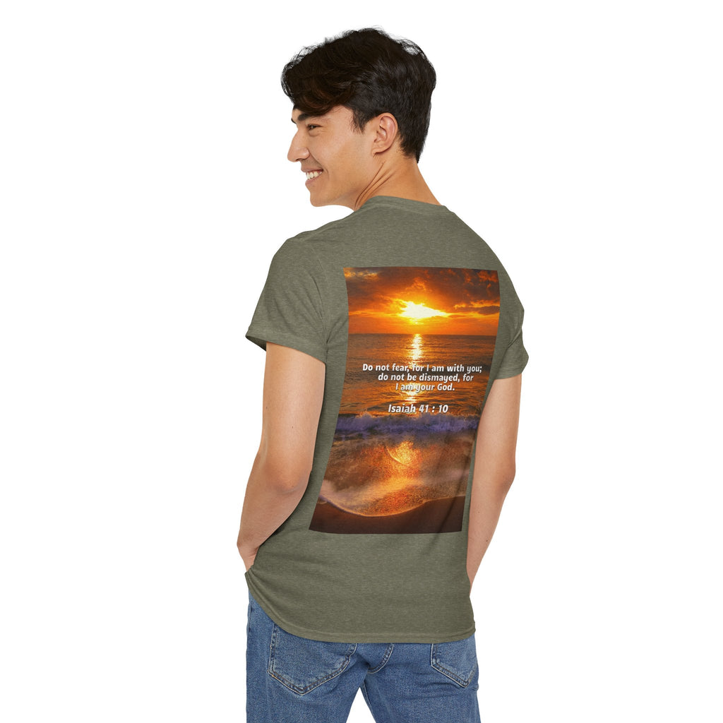 Bible Verse Unisex Tee -  Isaiah 41 : 10 Printify