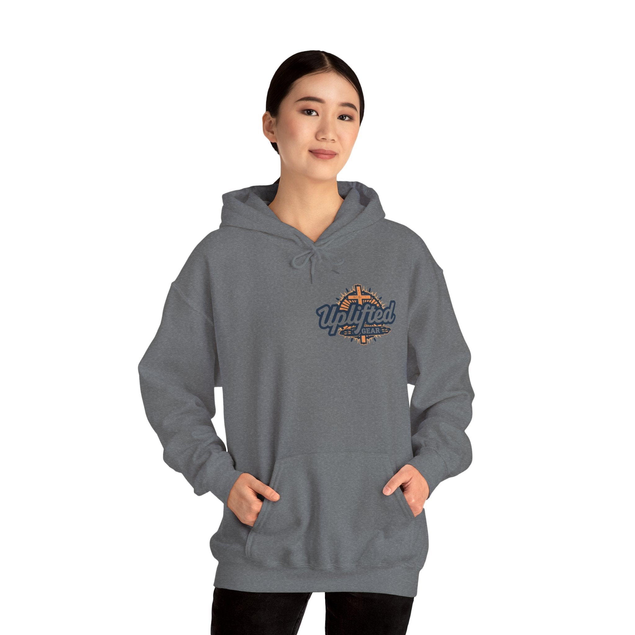 Unique Unicorn Hoodie – Rainbow Cross Psalm 139:14 Christian Hoodie for Wonderfully Made Printify