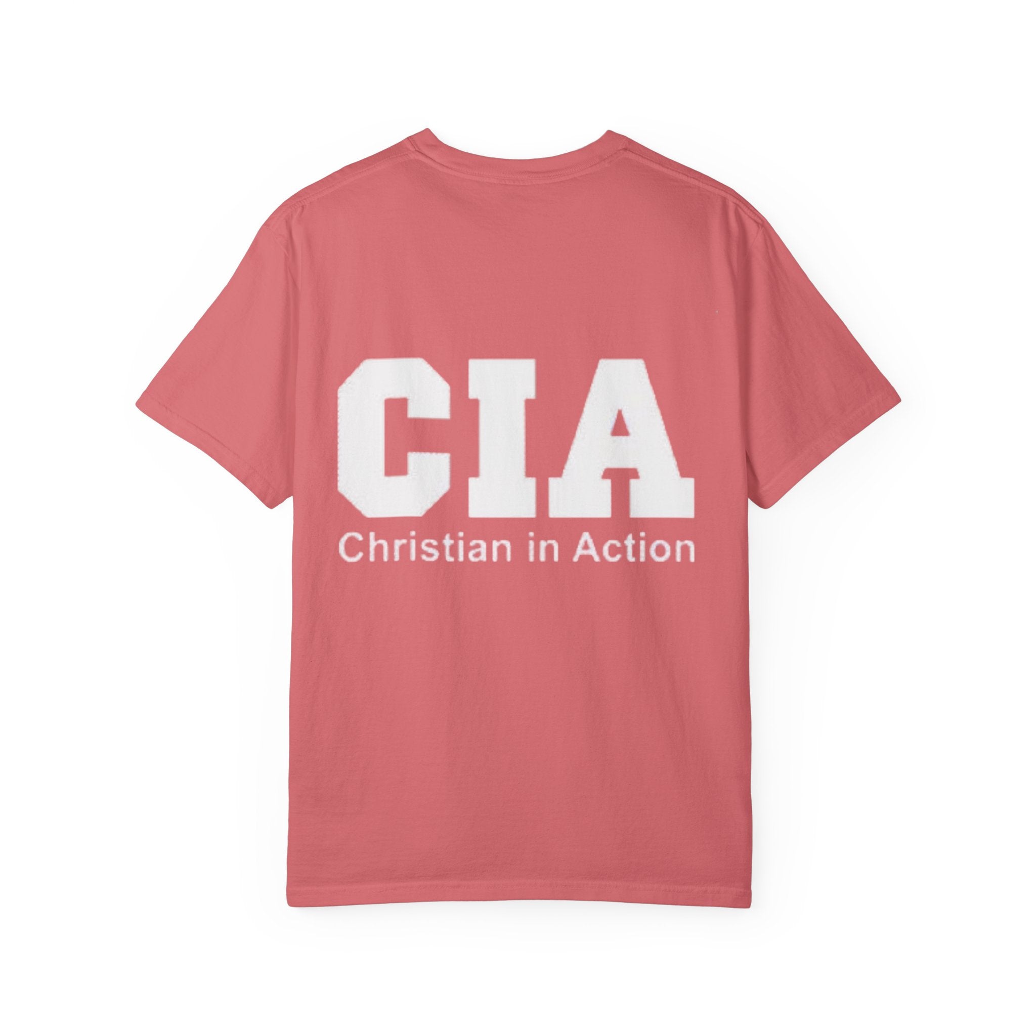 CIA Christian in Action T-shirt - Funny Faith Parody T-shirt - Mission Ready Apparel Printify