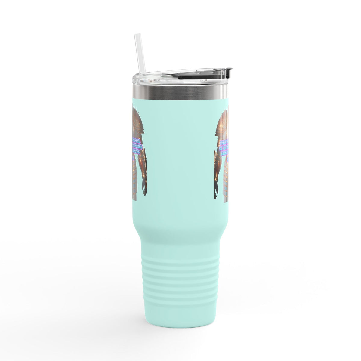 Religious Graphic Armor Of God Design - Insulated Travel Mug, 40oz Printify