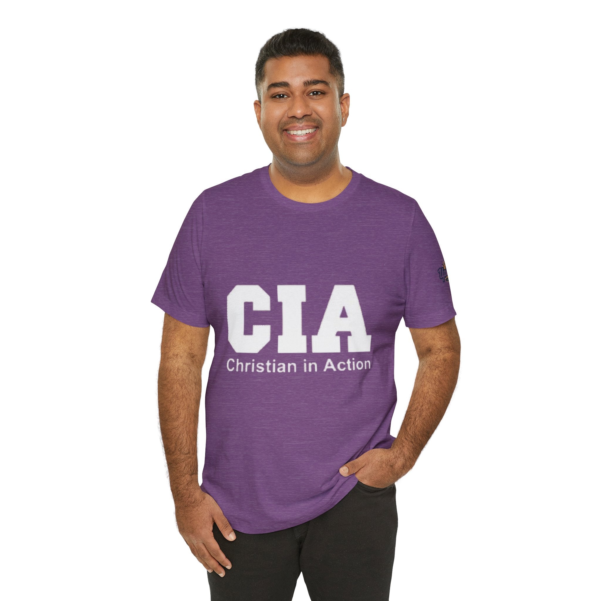 CIA Christian in Action T-shirt - Funny Faith Parody T-shirt - Mission Ready Apparel Printify